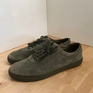 Clae Green Suede Sneakers